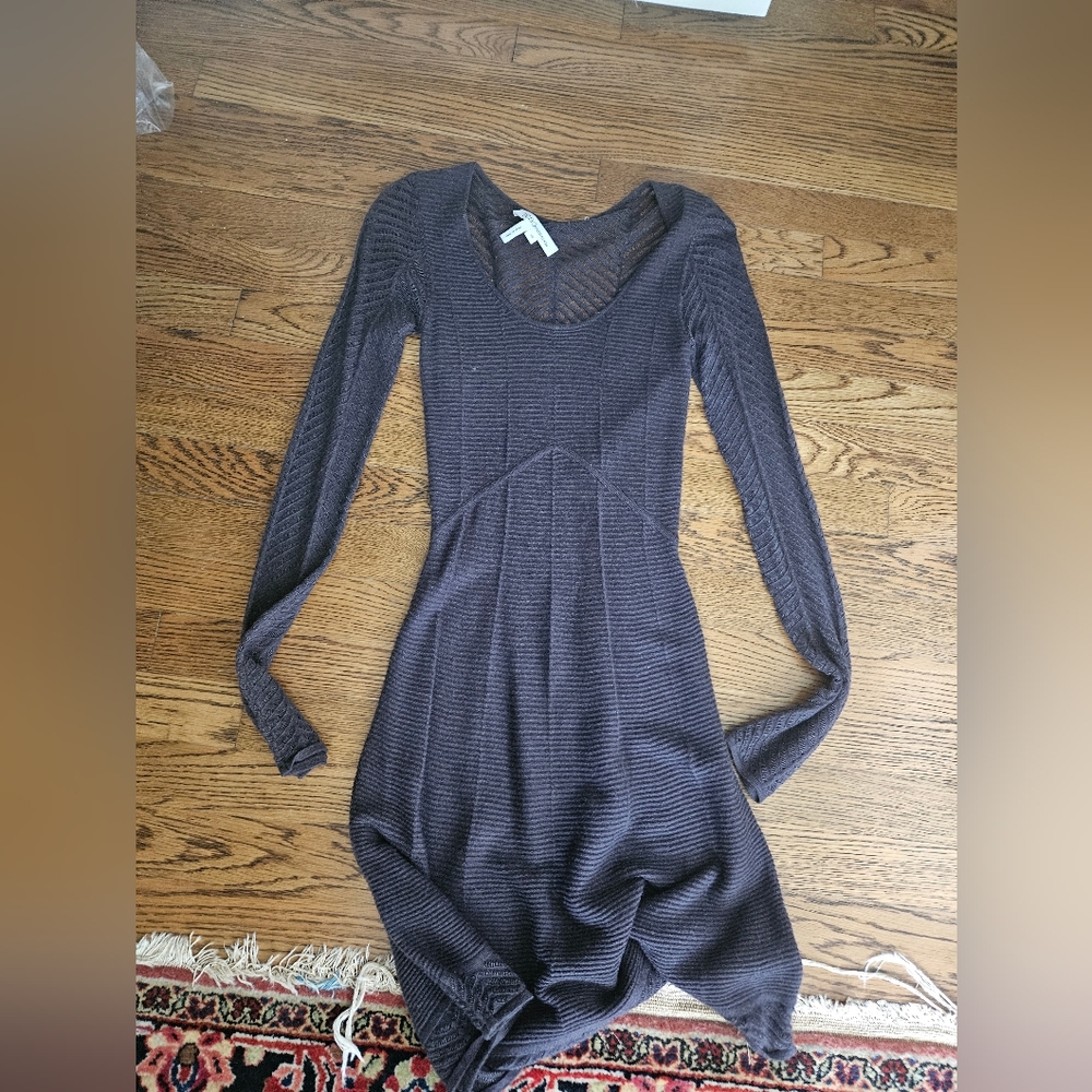 BCBGeneration Sweate4 Long-Sleeve Dress
